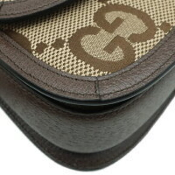 Gucci Bamboo Top Handle Bag Brown Leather Shoulder Strap - Picture 4 of 7